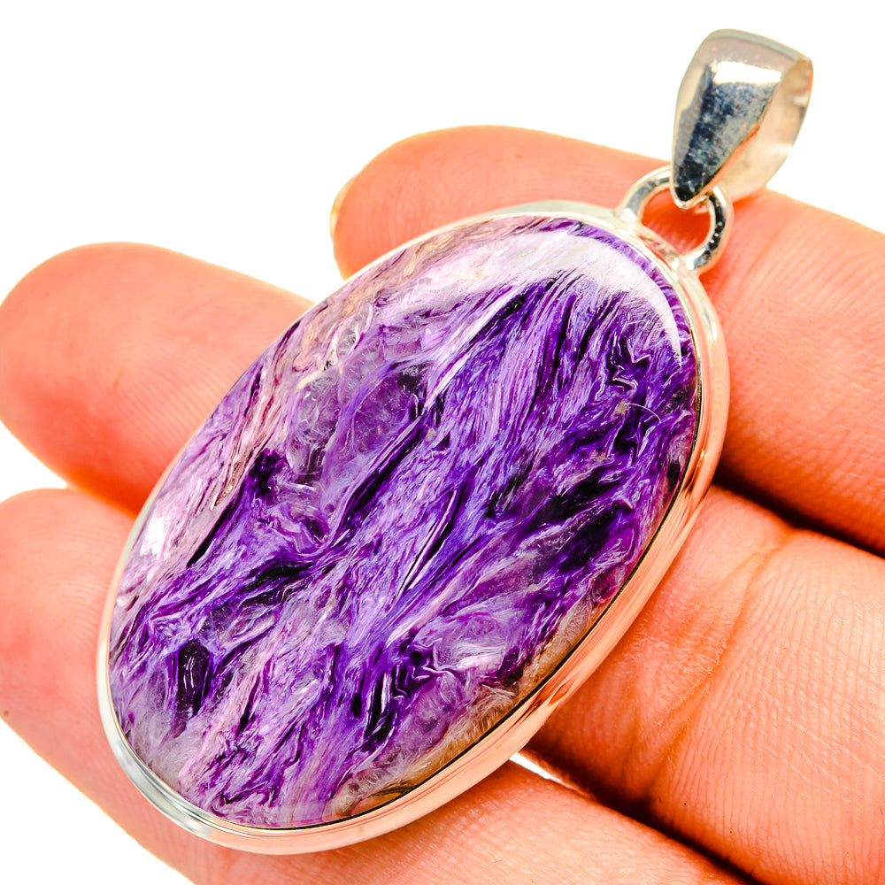 Charoite Pendants handcrafted by Ana Silver Co - PD9191