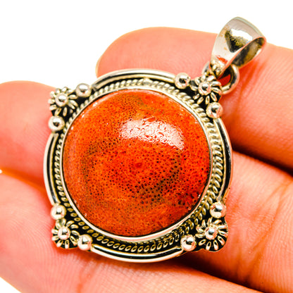 Sponge Coral Pendants handcrafted by Ana Silver Co - PD9194