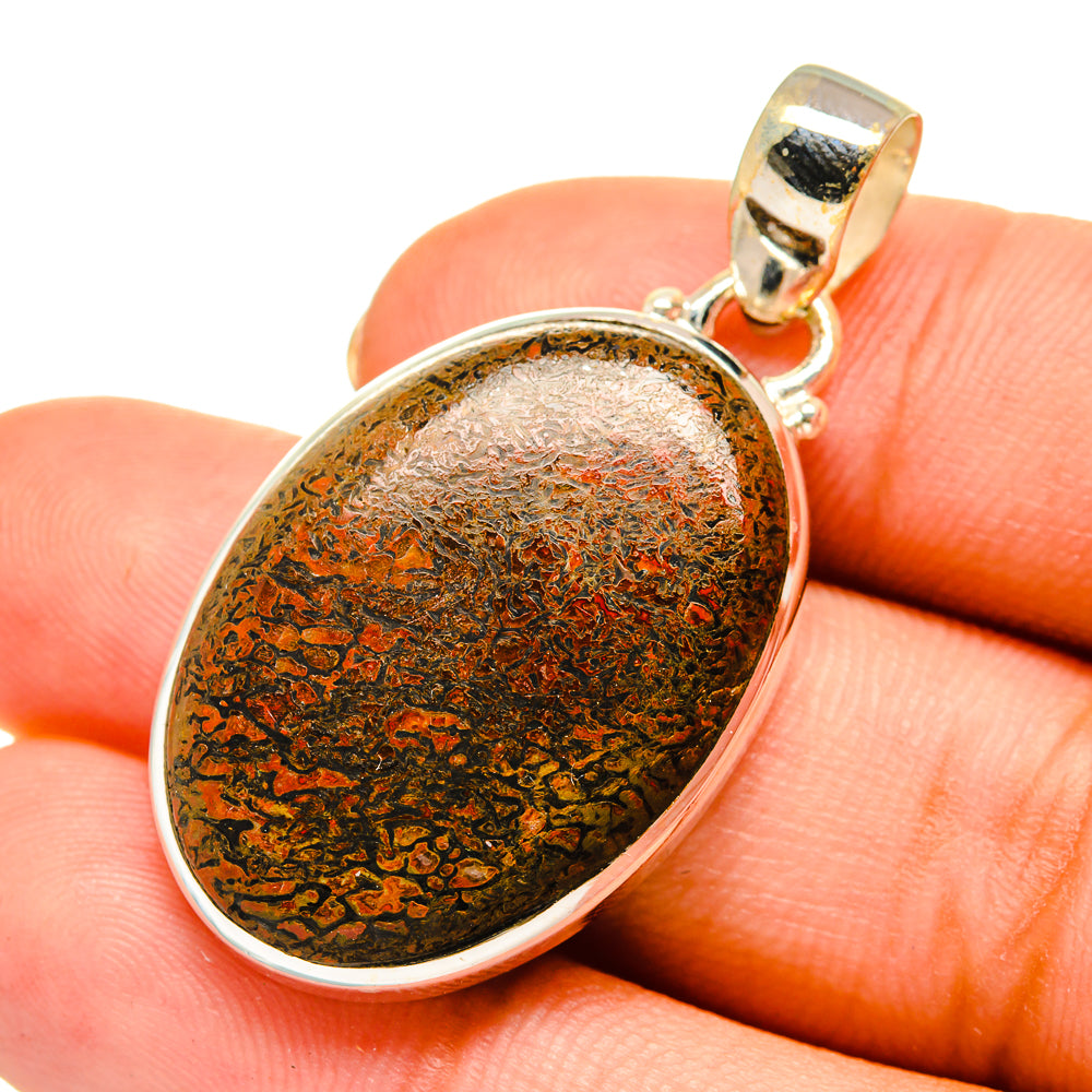 Dinosaur Bone Pendants handcrafted by Ana Silver Co - PD9204