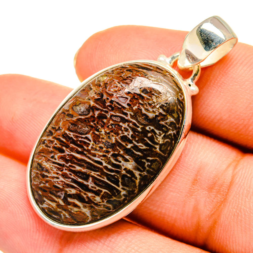 Dinosaur Bone Pendants handcrafted by Ana Silver Co - PD9213