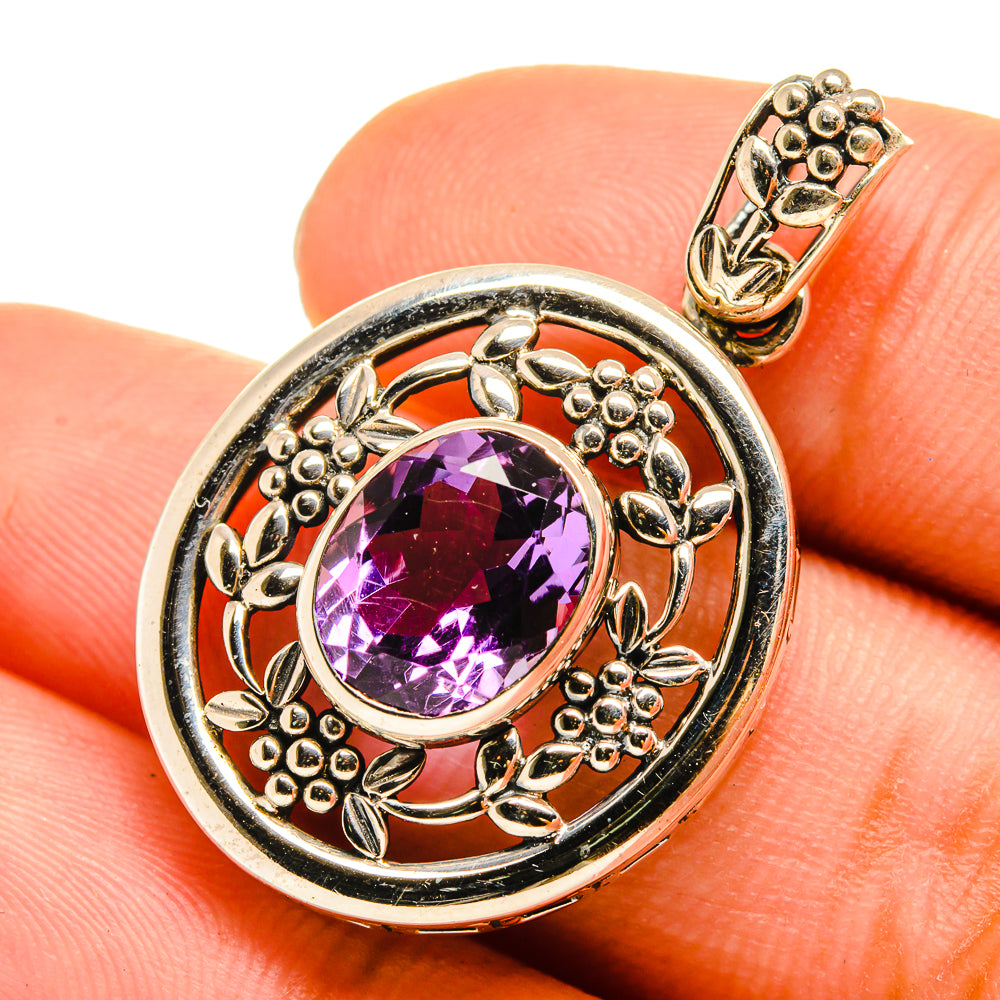 Amethyst Pendants handcrafted by Ana Silver Co - PD9222