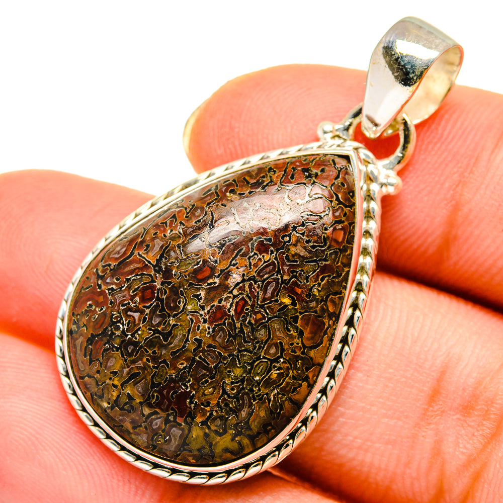 Dinosaur Bone Pendants handcrafted by Ana Silver Co - PD9241