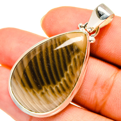 Peanut Wood Jasper Pendants handcrafted by Ana Silver Co - PD9245