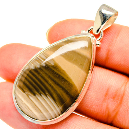 Peanut Wood Jasper Pendants handcrafted by Ana Silver Co - PD9252