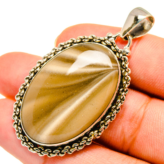 Peanut Wood Jasper Pendants handcrafted by Ana Silver Co - PD9253