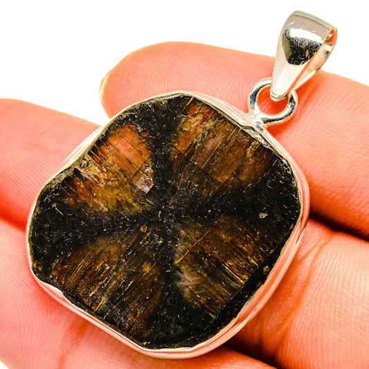 Chiastolite Pendants handcrafted by Ana Silver Co - PD9254