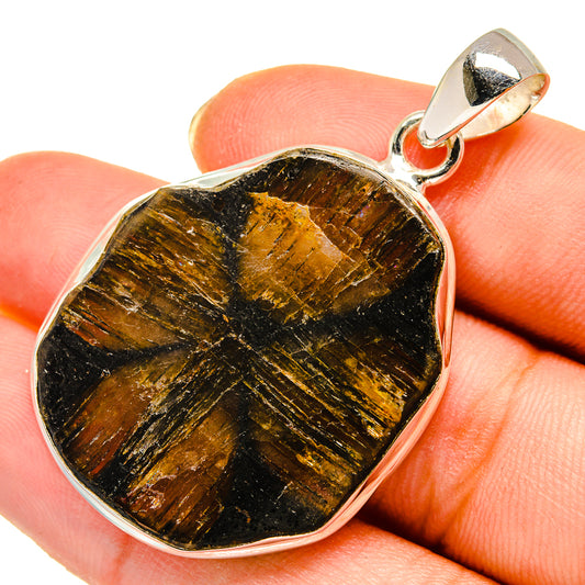 Chiastolite Pendants handcrafted by Ana Silver Co - PD9256