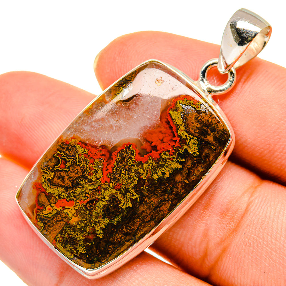 Moroccan Agate Pendants handcrafted by Ana Silver Co - PD9269