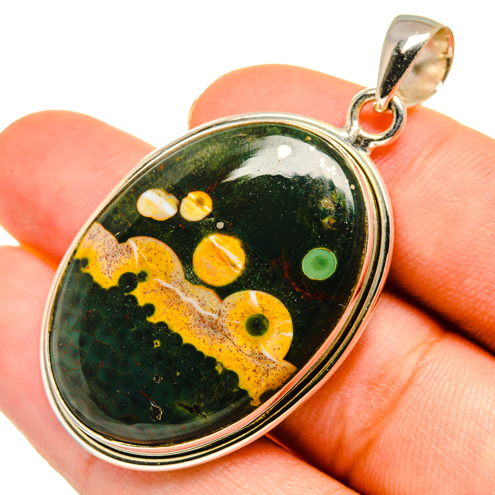 Ocean Jasper Pendants handcrafted by Ana Silver Co - PD9287