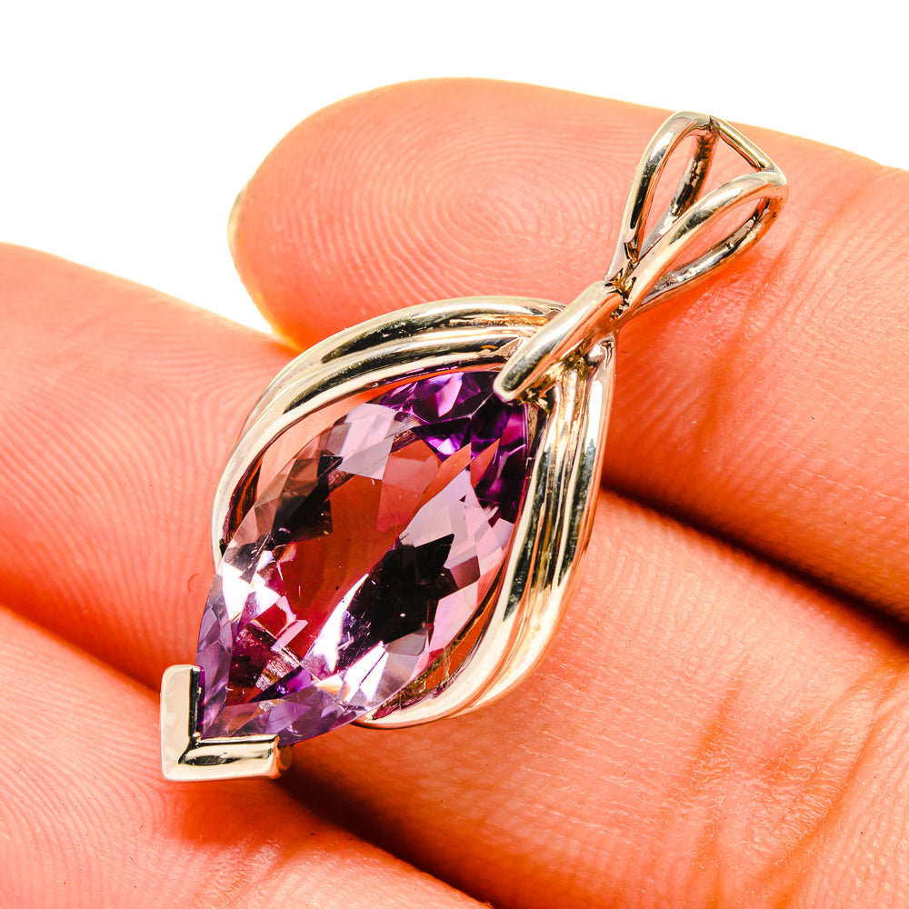 Amethyst Pendants handcrafted by Ana Silver Co - PD9308