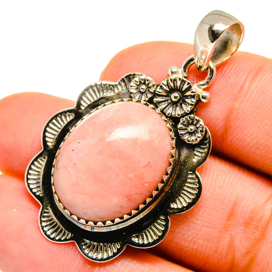 Pink Opal Pendants handcrafted by Ana Silver Co - PD9326