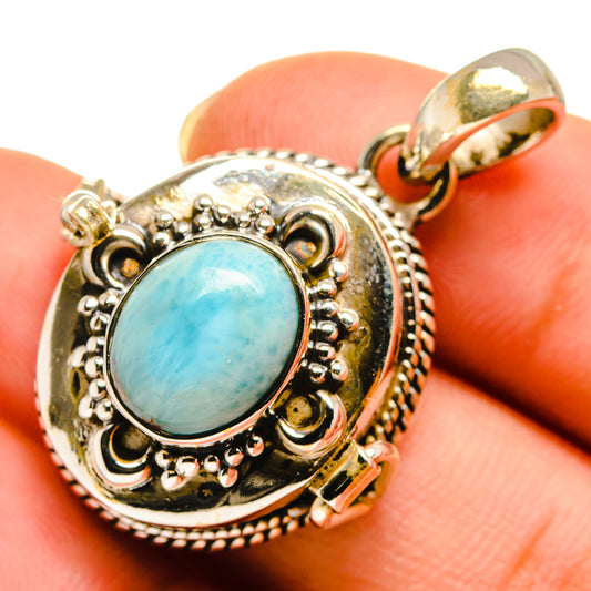 Larimar Pendants handcrafted by Ana Silver Co - PD9441