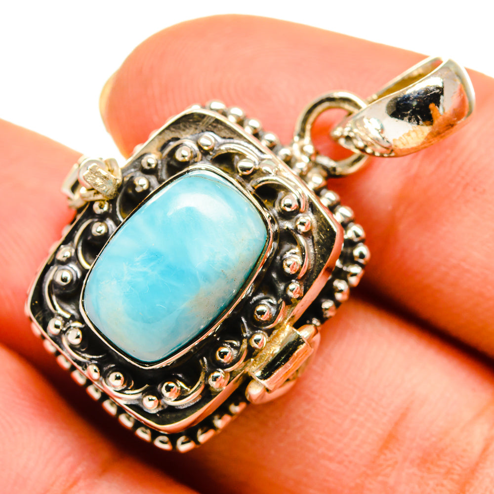 Larimar Pendants handcrafted by Ana Silver Co - PD9444