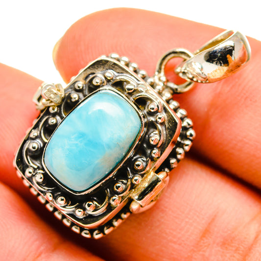 Larimar Pendants handcrafted by Ana Silver Co - PD9444