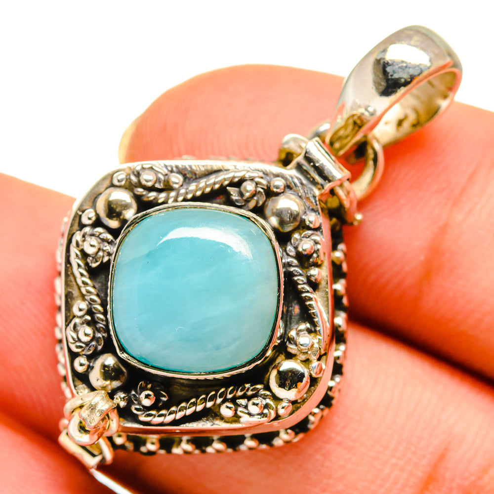 Larimar Pendants handcrafted by Ana Silver Co - PD9445