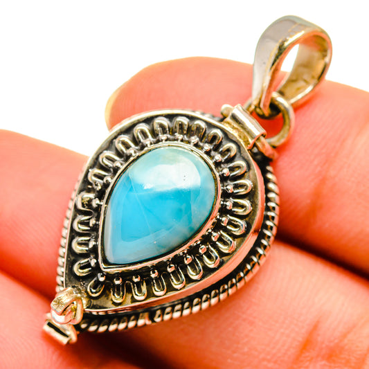 Larimar Pendants handcrafted by Ana Silver Co - PD9447