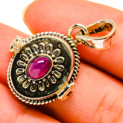 Ruby Pendants handcrafted by Ana Silver Co - PD9461