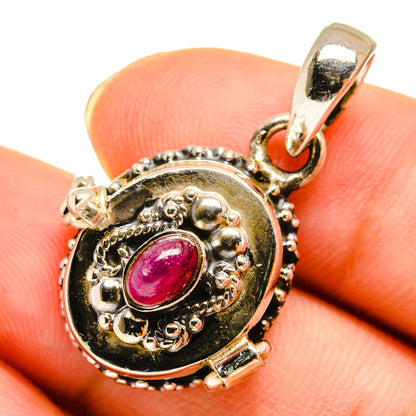Ruby Pendants handcrafted by Ana Silver Co - PD9462