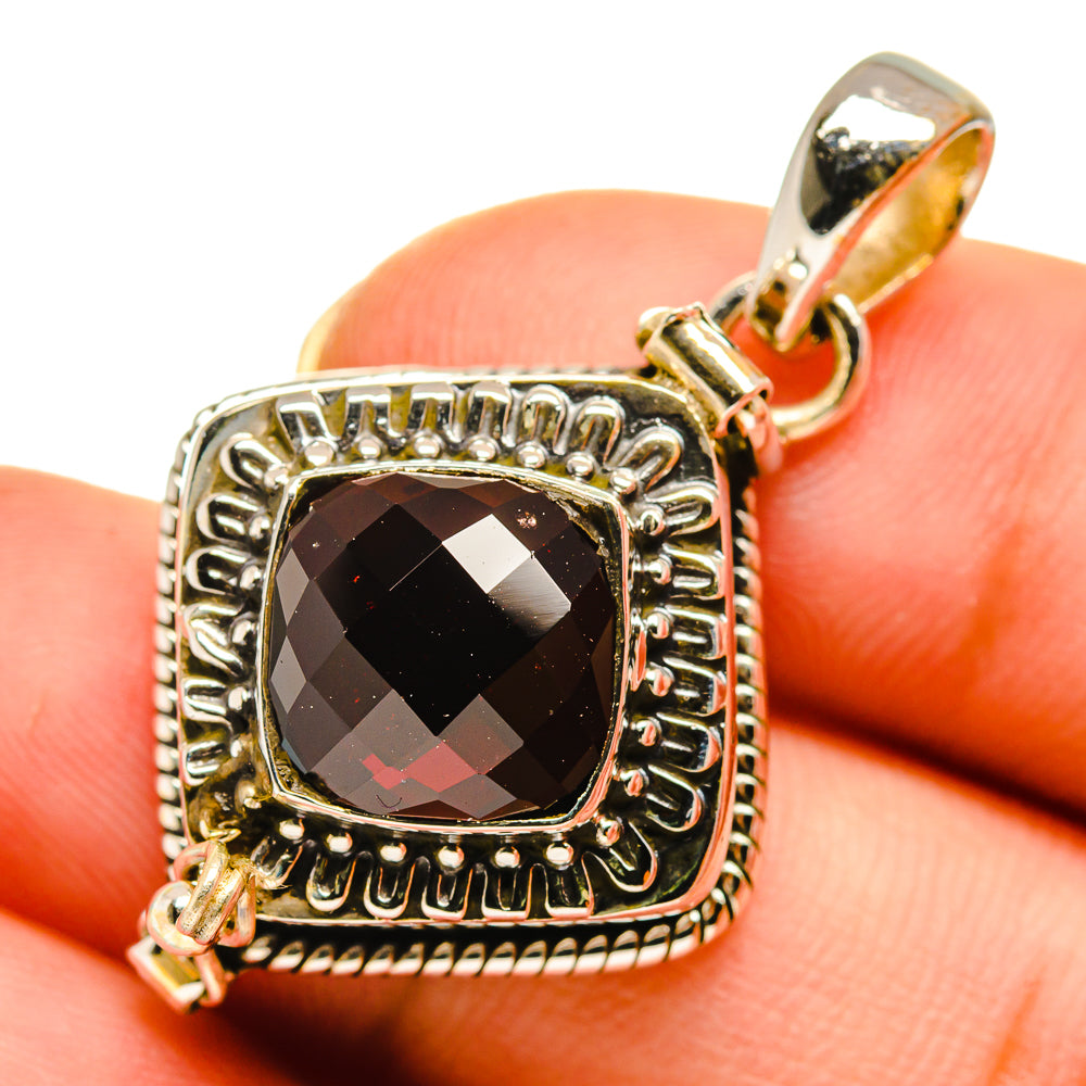 Garnet Pendants handcrafted by Ana Silver Co - PD9465