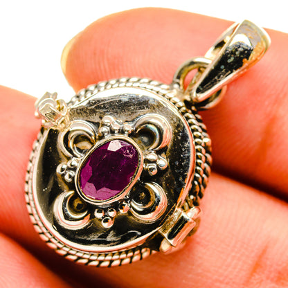 Ruby Pendants handcrafted by Ana Silver Co - PD9467
