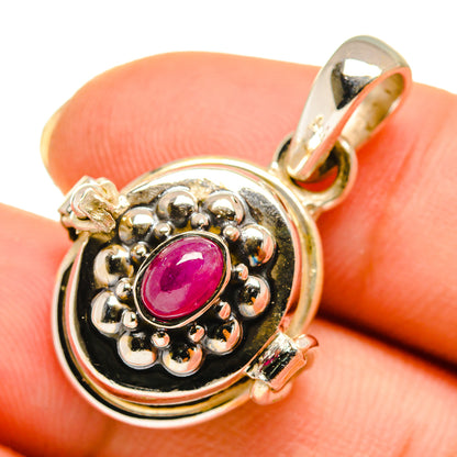 Ruby Pendants handcrafted by Ana Silver Co - PD9468