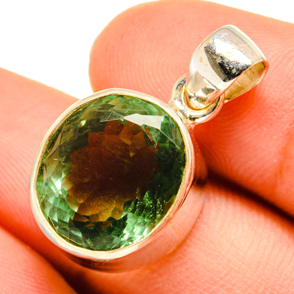 Green Fluorite Pendants handcrafted by Ana Silver Co - PD9476