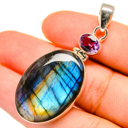 Labradorite Pendants handcrafted by Ana Silver Co - PD9478
