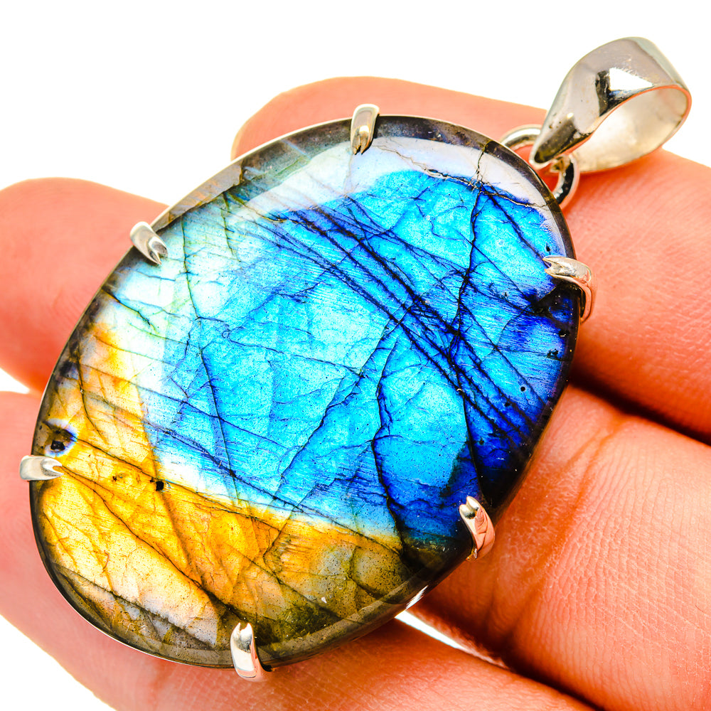 Labradorite Pendants handcrafted by Ana Silver Co - PD9492