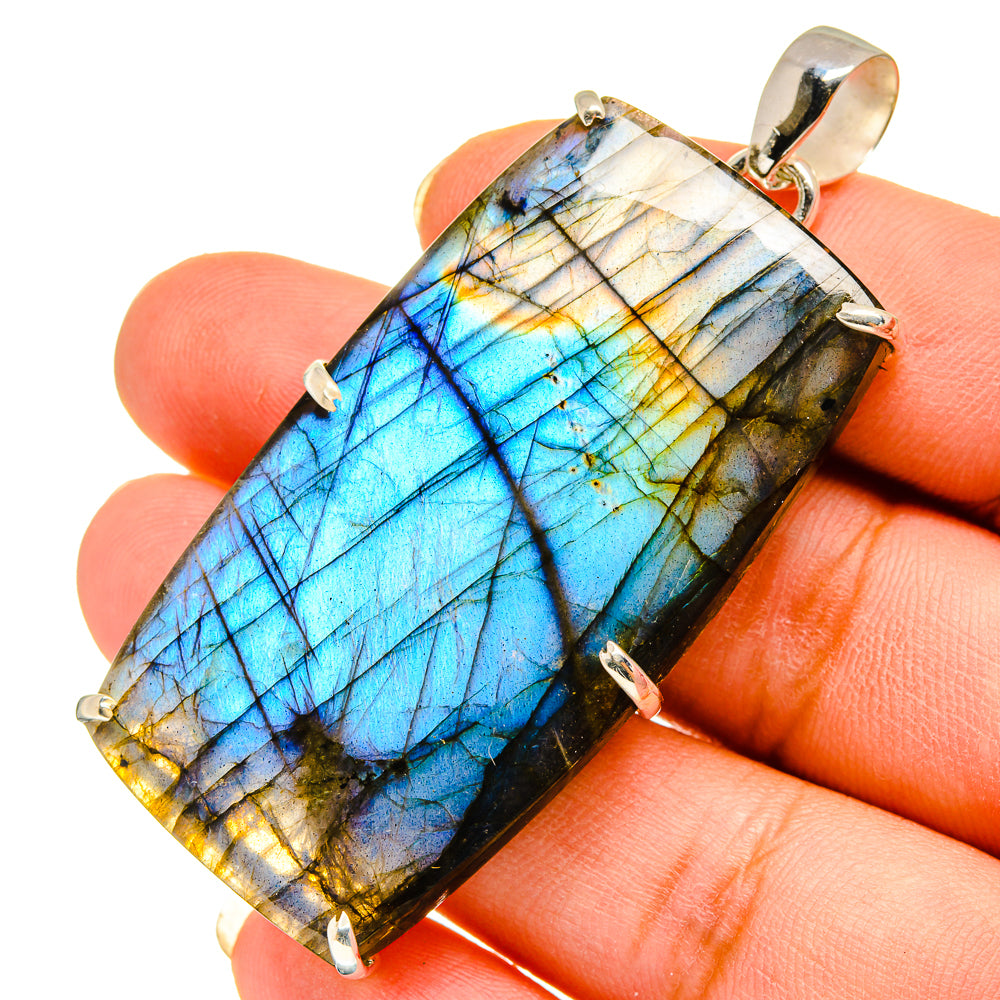 Labradorite Pendants handcrafted by Ana Silver Co - PD9493
