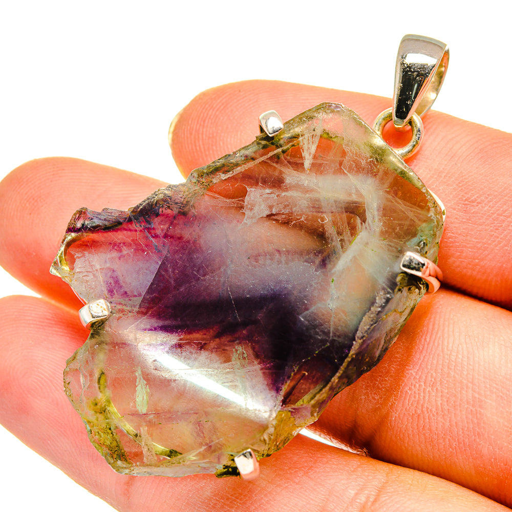 Fluorite Pendants handcrafted by Ana Silver Co - PD9494