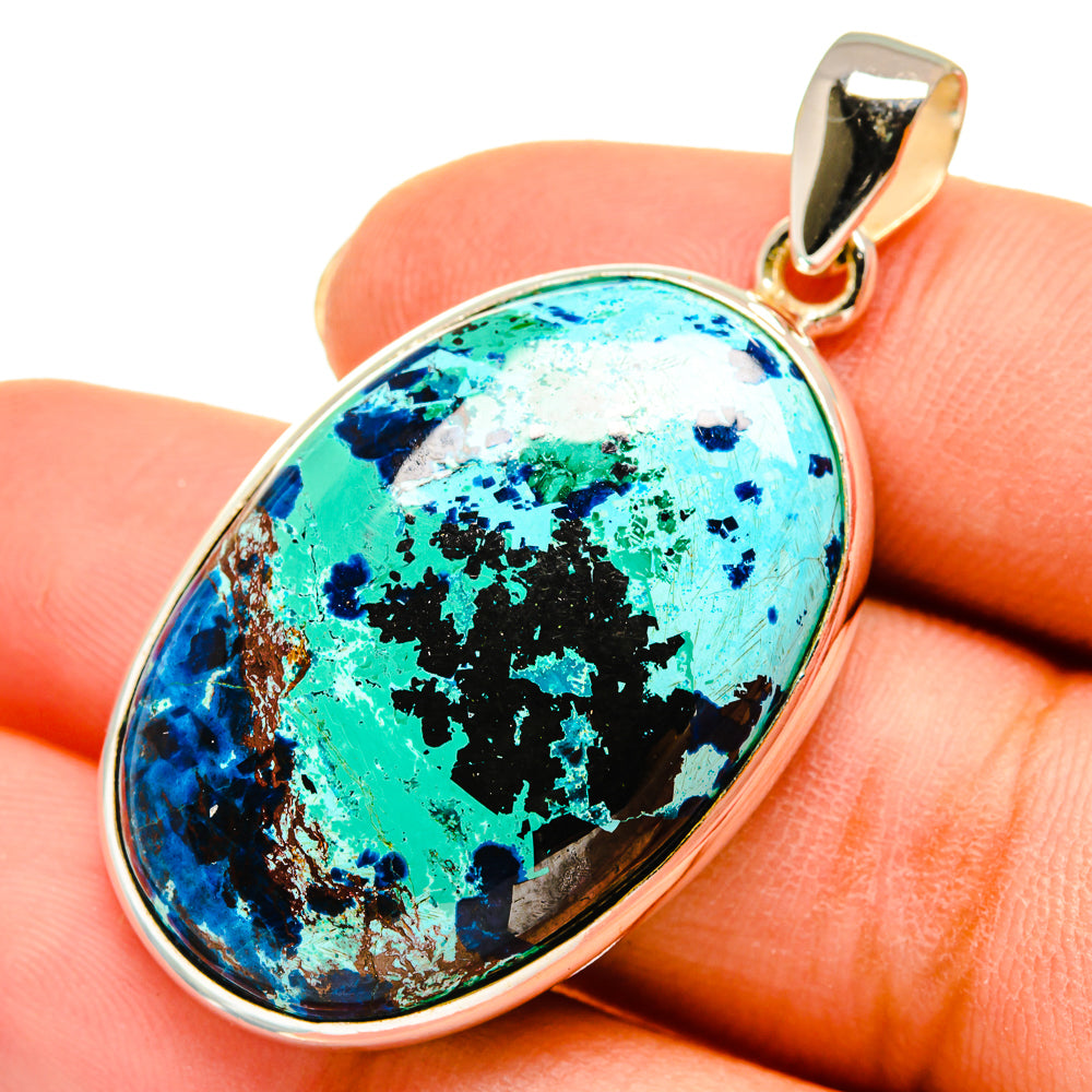 Shattuckite Pendants handcrafted by Ana Silver Co - PD9520