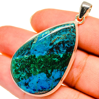 Chrysocolla Pendants handcrafted by Ana Silver Co - PD9525