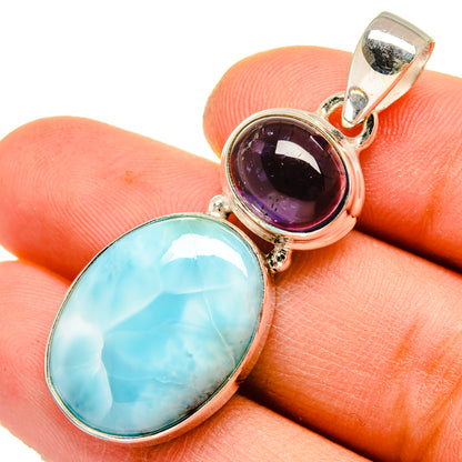 Larimar Pendants handcrafted by Ana Silver Co - PD9534