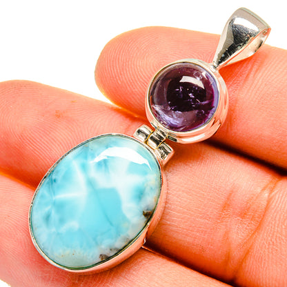 Larimar Pendants handcrafted by Ana Silver Co - PD9535