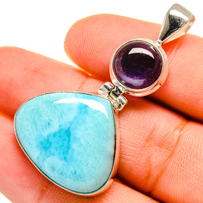 Larimar Pendants handcrafted by Ana Silver Co - PD9540