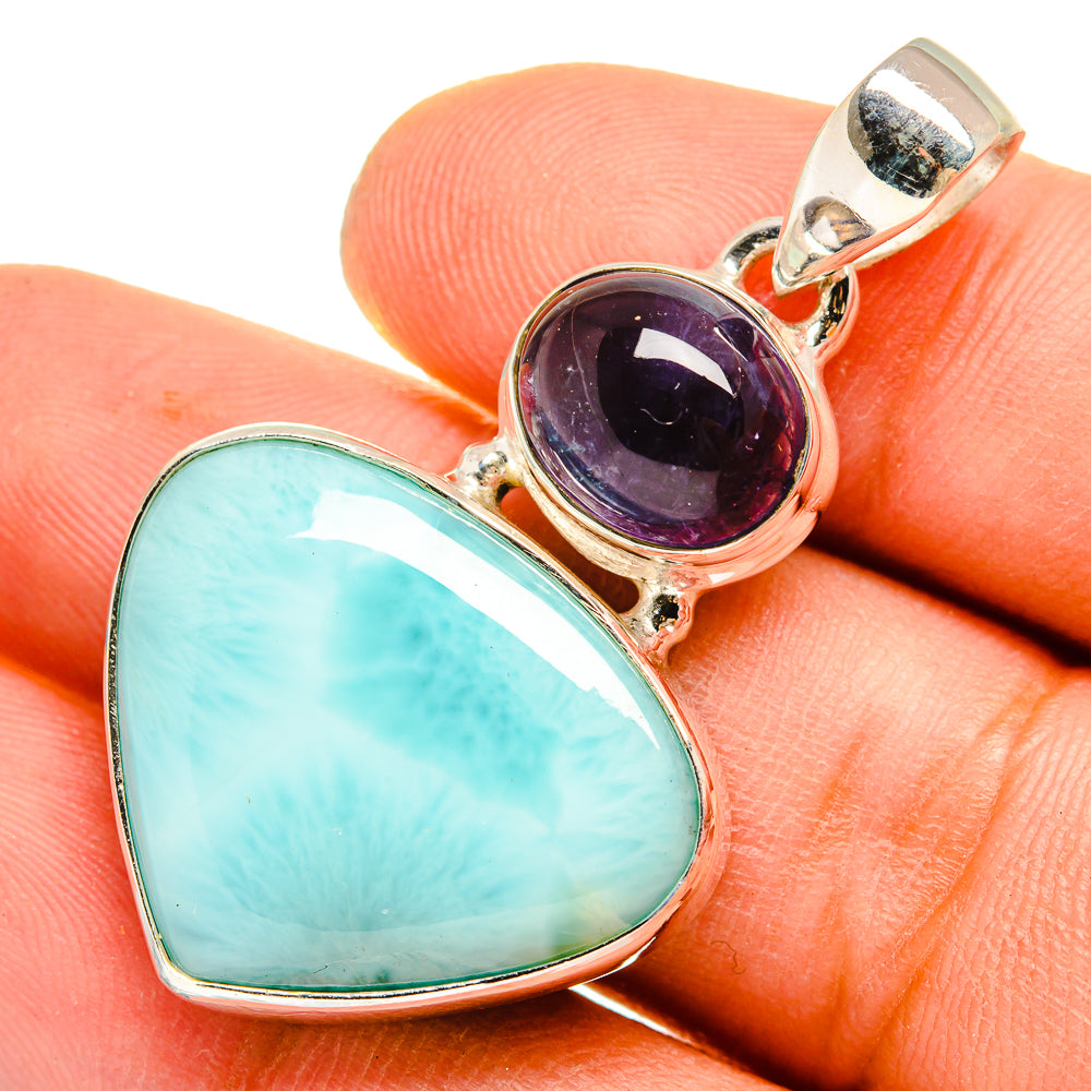 Larimar Pendants handcrafted by Ana Silver Co - PD9541