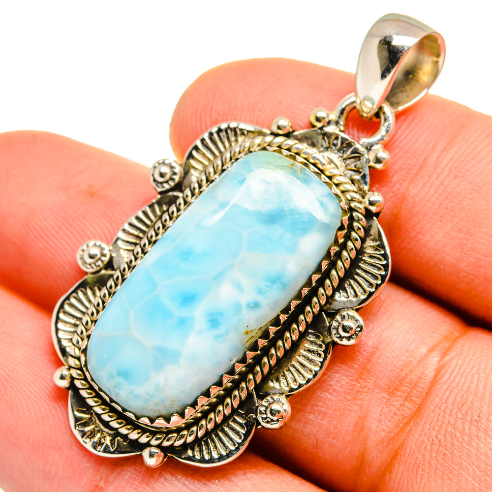 Larimar Pendants handcrafted by Ana Silver Co - PD9545
