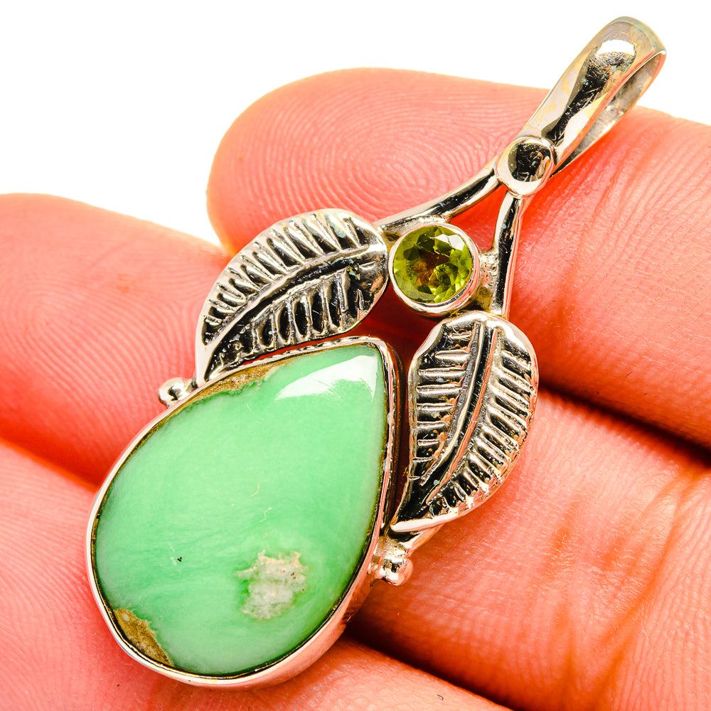 Peruvian Opal Pendants handcrafted by Ana Silver Co - PD9557