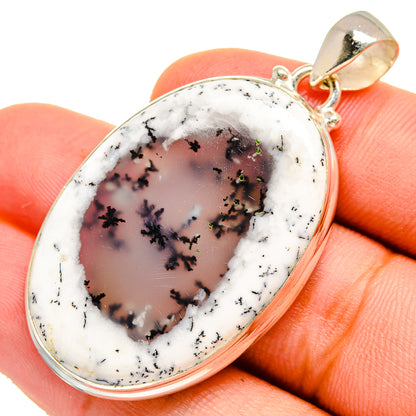 Dendritic Opal Pendants handcrafted by Ana Silver Co - PD9559