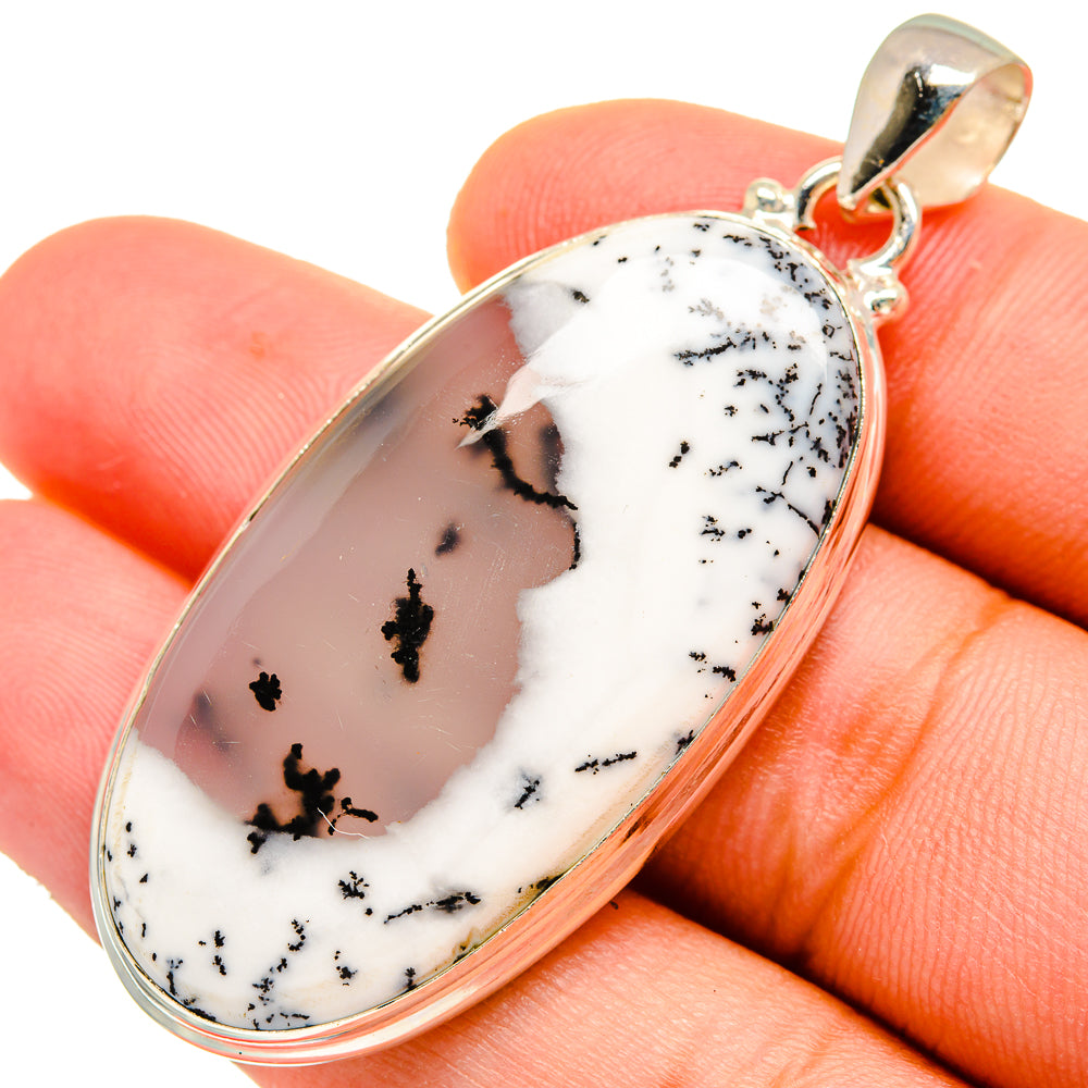 Dendritic Opal Pendants handcrafted by Ana Silver Co - PD9560