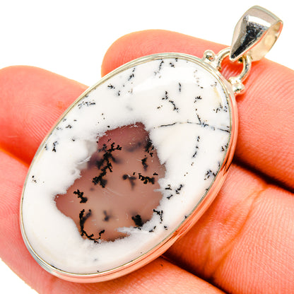 Dendritic Opal Pendants handcrafted by Ana Silver Co - PD9561