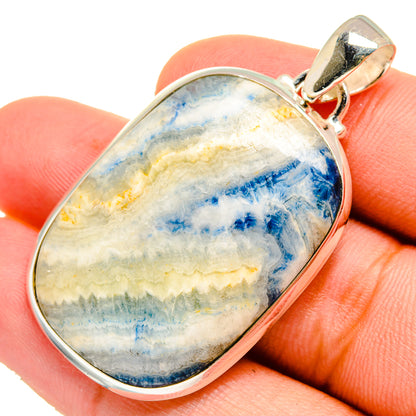 Blue Scheelite Pendants handcrafted by Ana Silver Co - PD9562