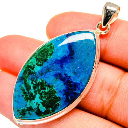Chrysocolla Pendants handcrafted by Ana Silver Co - PD9570