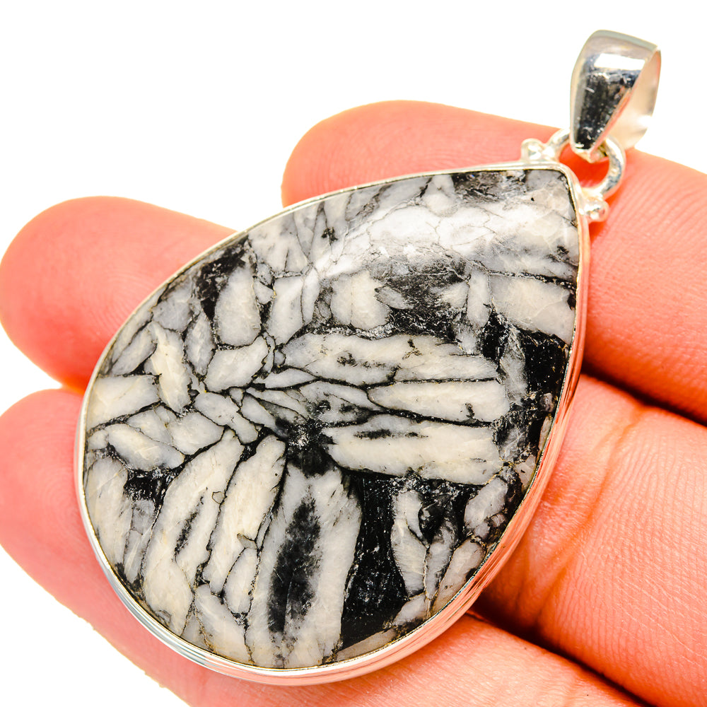Chrysanthemum Stone Pendants handcrafted by Ana Silver Co - PD9577