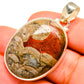 Mushroom Rhyolite Pendants handcrafted by Ana Silver Co - PD9603