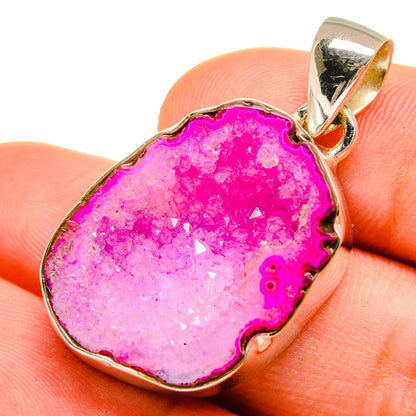 Purple Geode Slice Pendants handcrafted by Ana Silver Co - PD9619