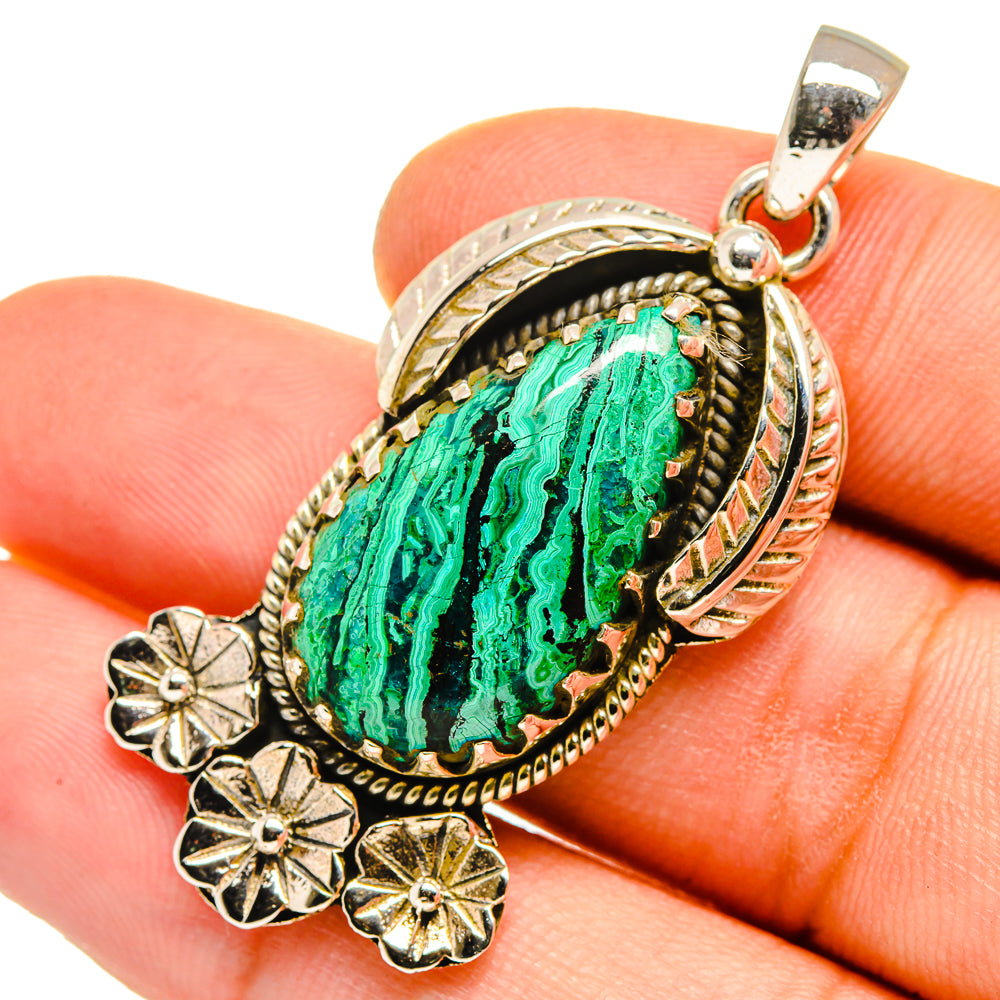 Chrysocolla Pendants handcrafted by Ana Silver Co - PD9634