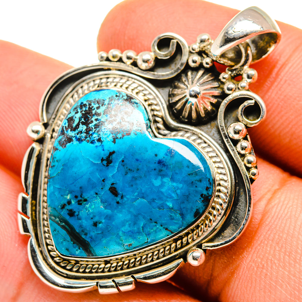 Shattuckite Pendants handcrafted by Ana Silver Co - PD9635