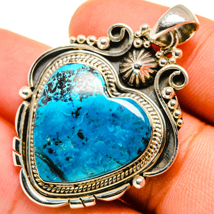 Shattuckite Pendants handcrafted by Ana Silver Co - PD9635