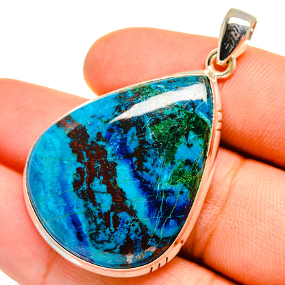 Shattuckite Pendants handcrafted by Ana Silver Co - PD9637